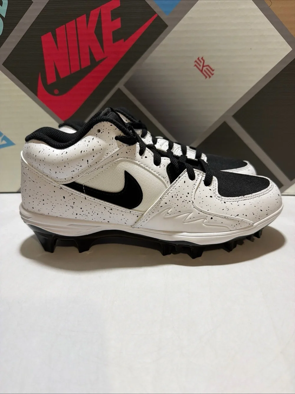 Air Jordan Stadium 90 Low TD White Black Cleats HQ0210-100 Men’s